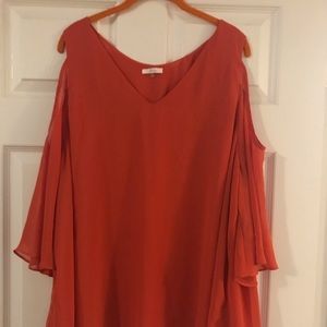 Dia & Co Cold Shoulder Top